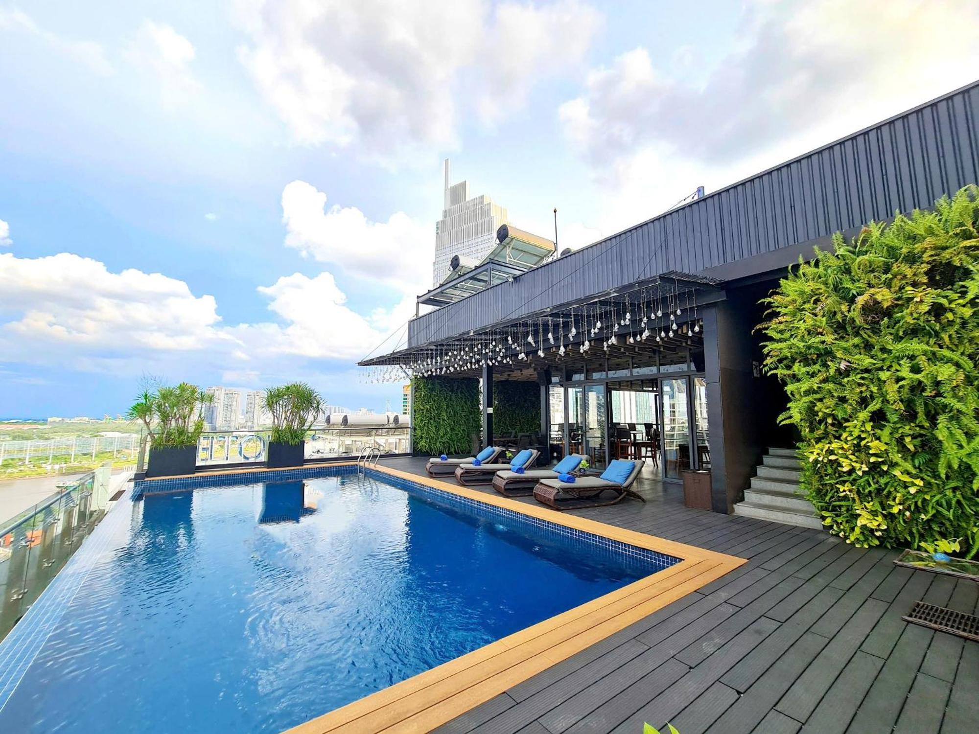 Kin Hotel Thi Sach Ho-Chi-Minh-Stadt Exterior foto